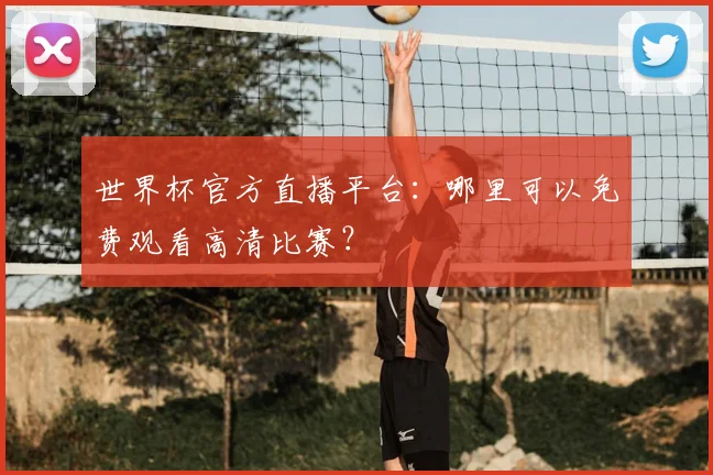 世界杯官方直播平台:哪里可以免费观看高清比赛?